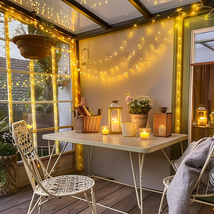 200 LED Plug in Fairy Lights for Bedroom, 8 Modes Warm White Classroom Lights Indoor with Wheel, 66 Ft Remote Control Twinkle String Lights for Classroom Dorm Party Gift Decor