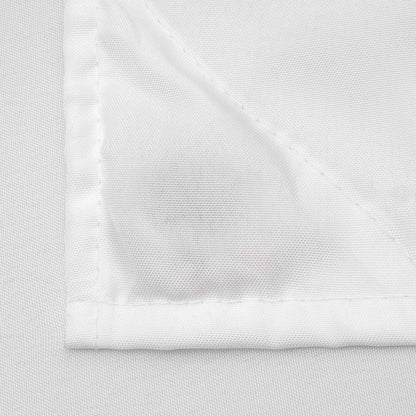 Waterproof Fabric Snap in Shower Curtain Liner Replacement with Magnets 70" X 54" - Removable & Detachable to Wash - White, 70X54