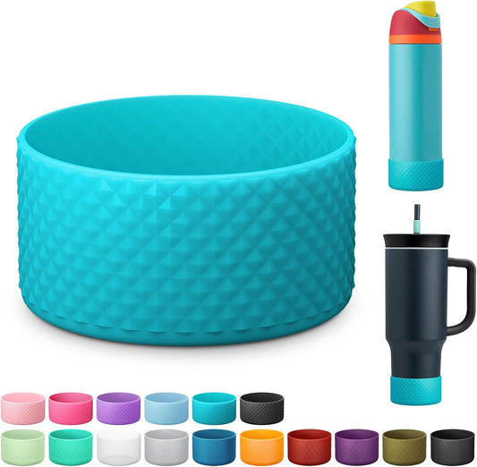 Silicone Boot for Owala Water Bottle 24 Oz 32 Oz 40 Oz, Anti-Slip Protective Sleeve for Freesip/Twist/Flip Stainless Steel Water Bottles Accessories