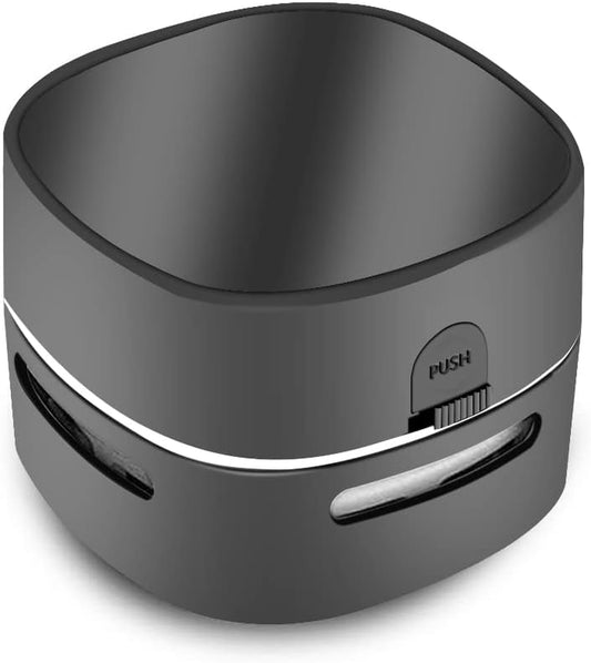 Desktop Vacuum Cleaner, Mini Table Dust Sweeper Energy Saving,High Endurance up to 400 Mins,360º Rotatable Design for Keyboard/Home/School/Office (Black)