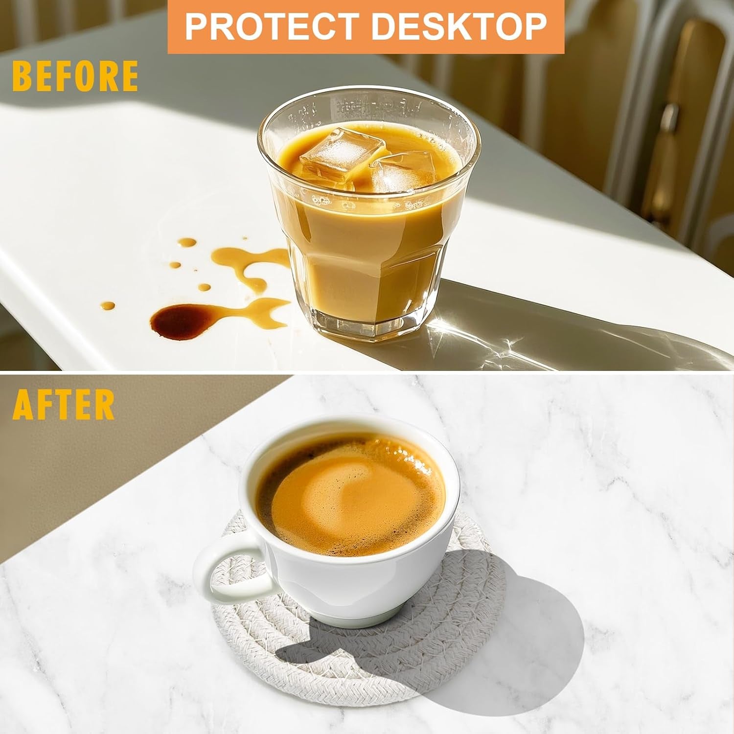 12 Pcs Boho Drink Coasters,Minimalist Cotton Handmade Woven Absorbent Drink Coasters,Heat Resistant Cotton Coasters for Coffee Table, Kitchen, Home Decoration