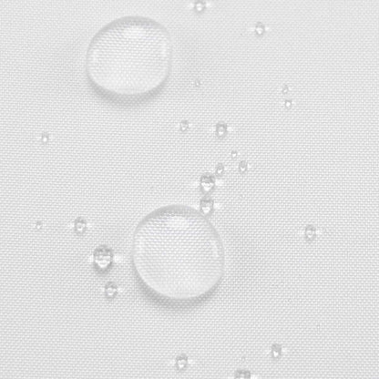 Nylon Hotel Shower Curtain or Liner, Machine Washable, Water Resistant, White, 72 X 72 Inches