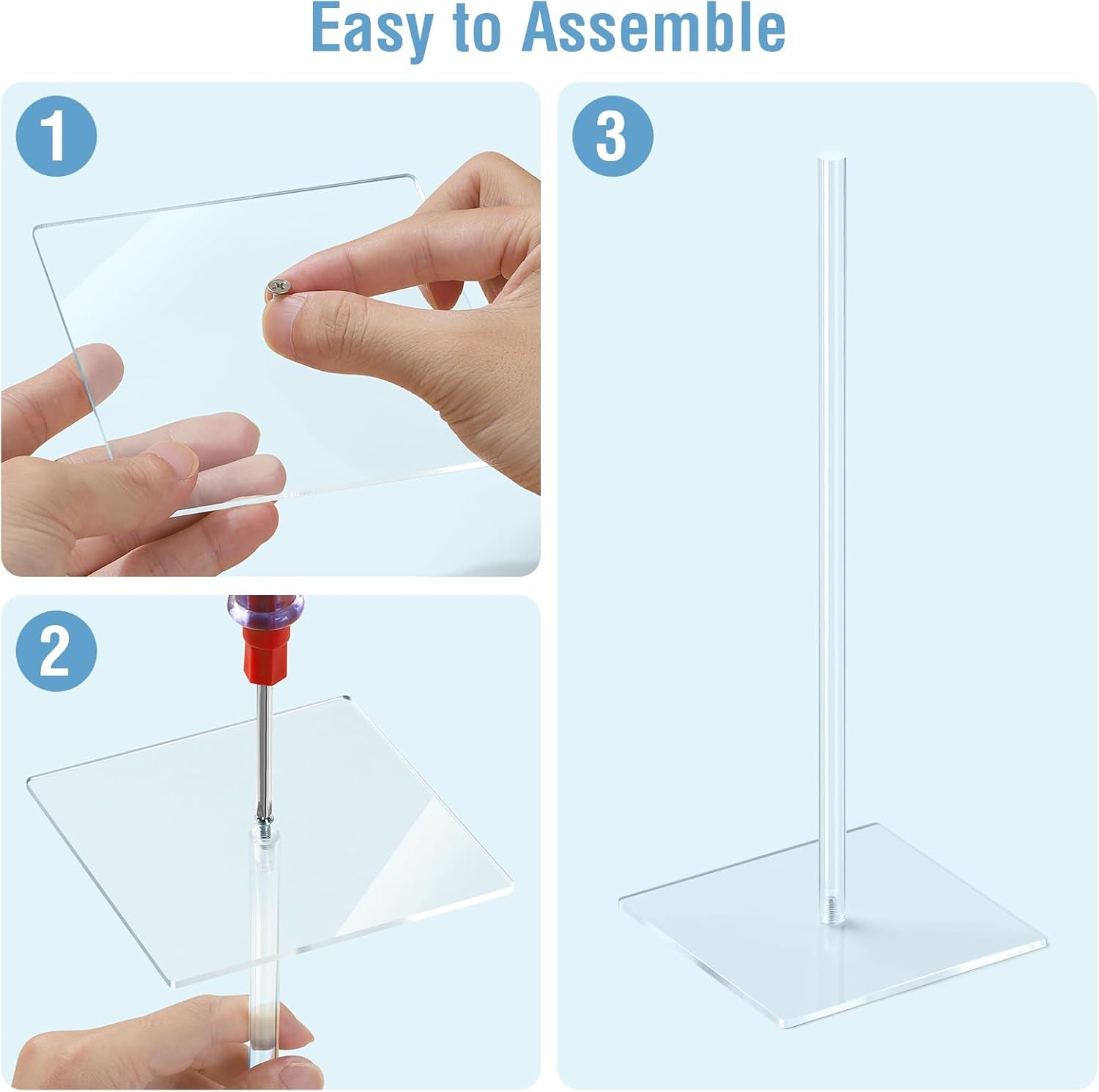 Donut Stand Bagel Stand 2 Pack, Acrylic Doughnut Holder, Clear Donut Display Stand, Bagel Tower Stand, Wall Display Stand Holder for Birthday, Wedding, Baby Shower, Christmas, Party