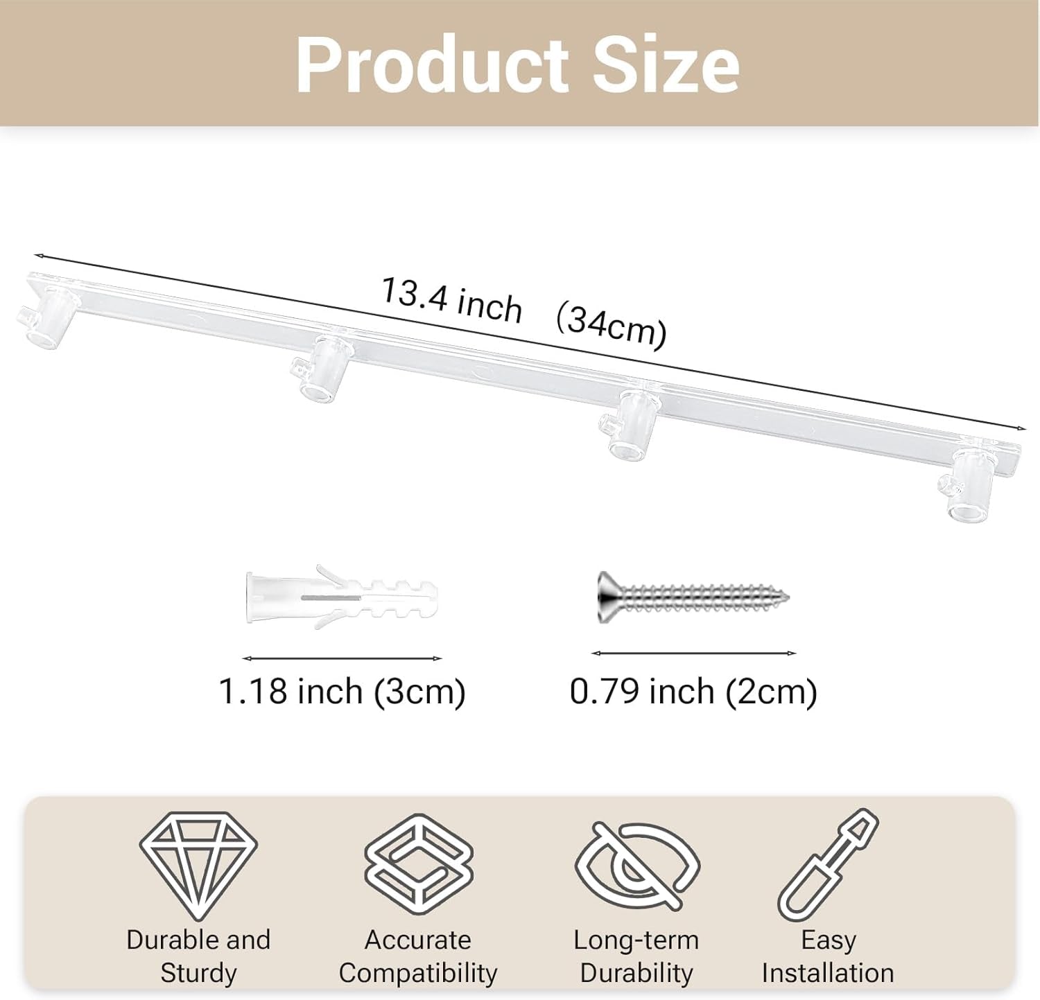 2 Pack Mixer Attachment Holder for Kitchen Aid Stand Mixer Accessories and Attachments, Hanging Hooks Mixer Attachment Organizer Compatible with Kitchen Aid Mixer Accessories