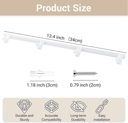 2 Pack Mixer Attachment Holder for Kitchen Aid Stand Mixer Accessories and Attachments, Hanging Hooks Mixer Attachment Organizer Compatible with Kitchen Aid Mixer Accessories