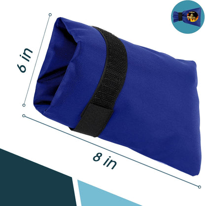 Outdoor Faucet Covers for Winter Freeze Protection - 8 Pack 6" H X 8" W Blue Spigot Covers Winter Insulated, Waterproof Reusable Thickened Hose Bib Socks Protector Insulation for Water Pipes