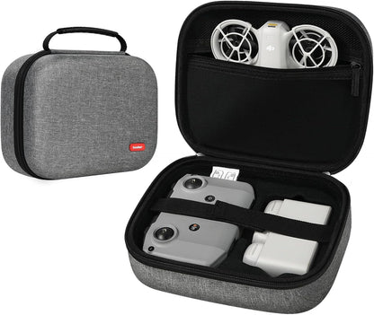 Lightweight & Compact Carrying Case for DJI Neo Drone – Easy-To-Carry Hard Bag for Fly More Combo, RC-N3 Controller,Batteries Accessories