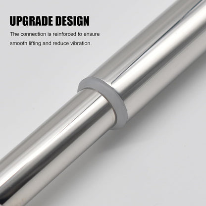 Adjustable 304 Stainless Steel Wall-Mounted Towel Bar for Bathroom (11.8-Inch to 22.6-Inch) - Durable and Rustproof in Silver