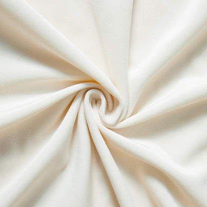 Pack of 2 Boho Decorative Throw Pillow Covers with Handmade Tassels, Soft Velvet Accent Solid Square Cushion Case Set for Couch Sofa Bedroom Car Living Room (16X16 Inch/40X40 Cm, Cream)