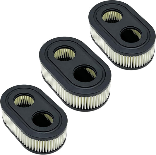 3 Cartridge Air Filters for Lawn Mower Air Cleaner for Lawnmower Engine Replacement Air Filter for Craftsman Husqvarna Toro Engine Lawnmower 3 Pack
