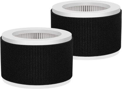 EPI810 Replacement Filter for KOIOS, MOOKA, and MEGAWISE Air Purifiers - 3-in-1 HEPA Filter - 2-Pack