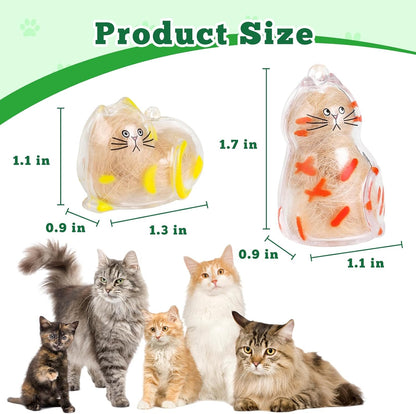 Cat Hair Holder Keychain | Hair Storage Bottle | Pet Fur Keepsake-Hold Fur & Keys in 6 Heart-Touching Styles, Always Keep Your Beloved Cat Close, Engravable Pet Memorial Gift for Owners