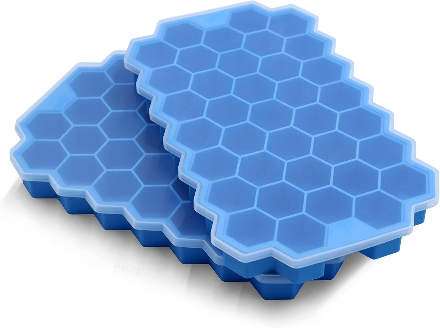 Ice Cube Trays for Freezer with Lid-37 Grid Silicone Ice Cube Tray with Lid for Small Ice Cube Molds, Perfect Kitchen Gadgets Zucchini Nutmeg Ginger Peeler