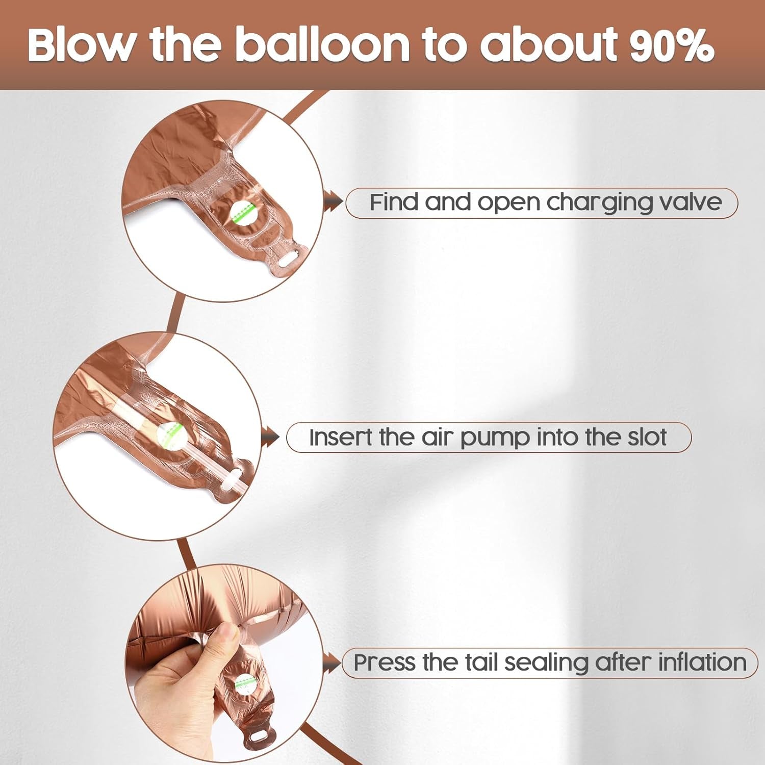 1 Balloon - Coffee Brown Birthday Number Balloons, 40 Inch Large Foil Balloons for Men Women Boys Girls Coffee Brown Themed Birthday Decorations