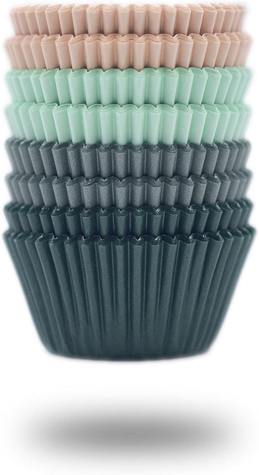 Cupcake Liners 200 Pcs Muffin Liners Standard Cupcake Wrappers, Cupcake Liners, Food Grade Cupcake Liners, Greaseproof Parchment Muffin Liners Calyx Series