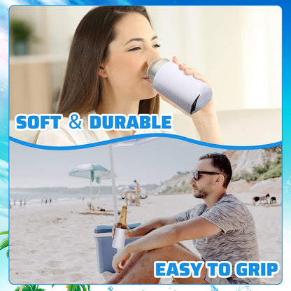 200-Count Insulated Neoprene Can Cooler Sleeves for Sublimation - Versatile Beverage Covers for Events and Celebrations
