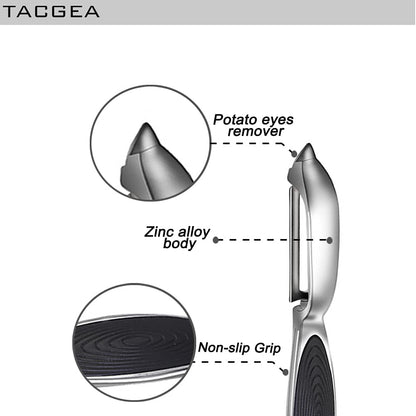 Vegetable Peeler & Stainless Steel Kitchen Tongs