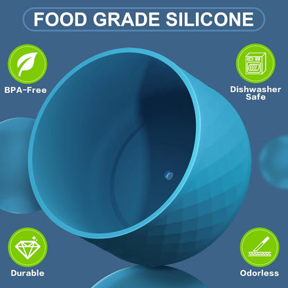 Silicone Boot for Owala 40 Oz Tumbler with Handle, Anti-Slip Protective Sleeve for Stainless Steel Triple Layer Insulated Travel Tumbler Accessories