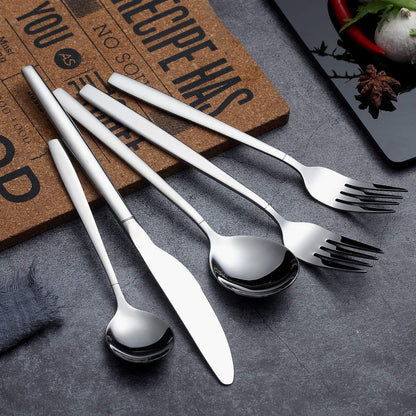 20-Piece Stainless Steel Flatware Set for Four