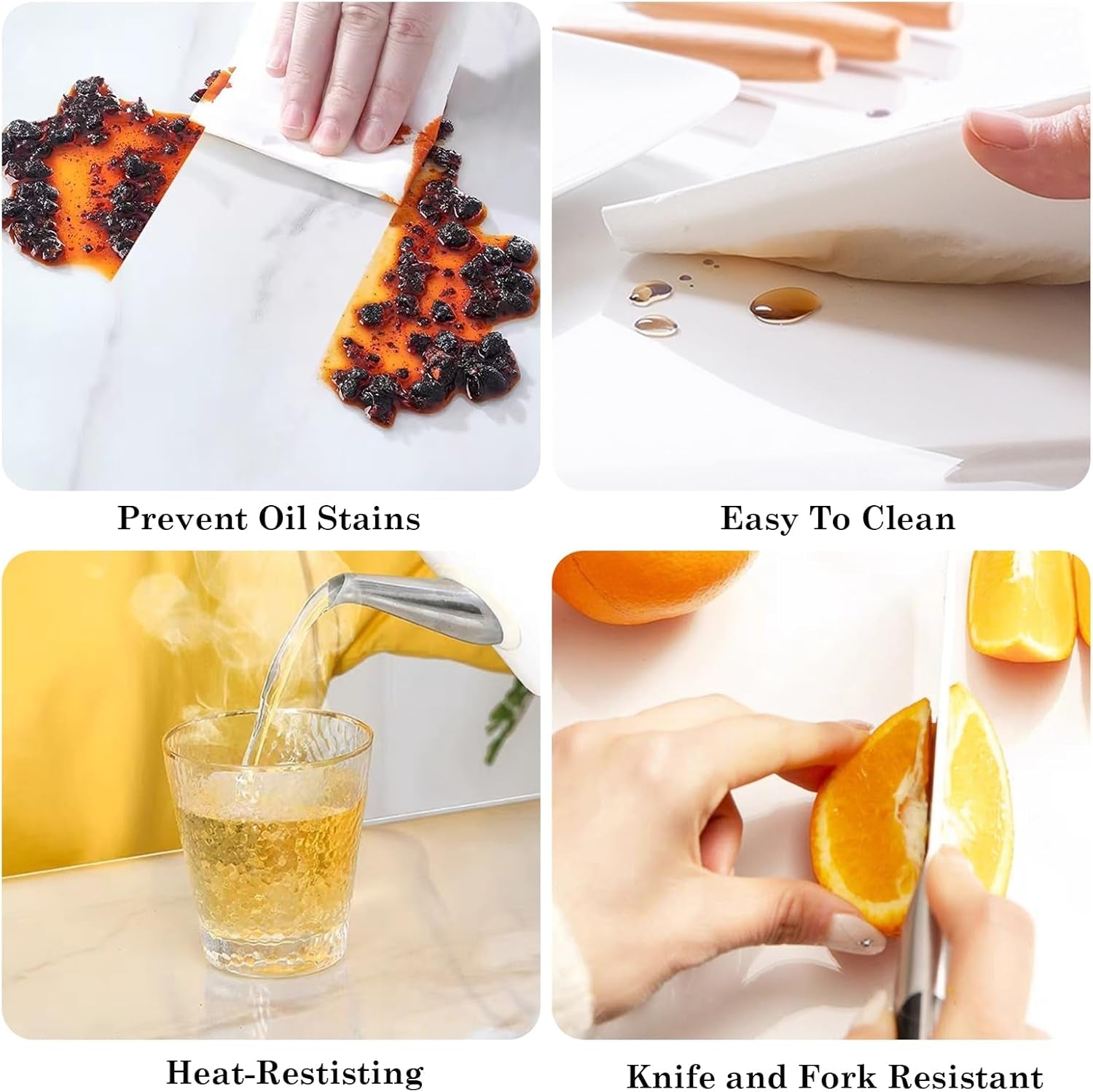 Clear Plastic Table Cover Protector 54 X 54 Inch Square Transparent Sheet Tablecovers 100% Waterproof Oil Spill Proof Clear Vinyl PVC Table Cloths Wipeabletablecloth Table Protector for Dining