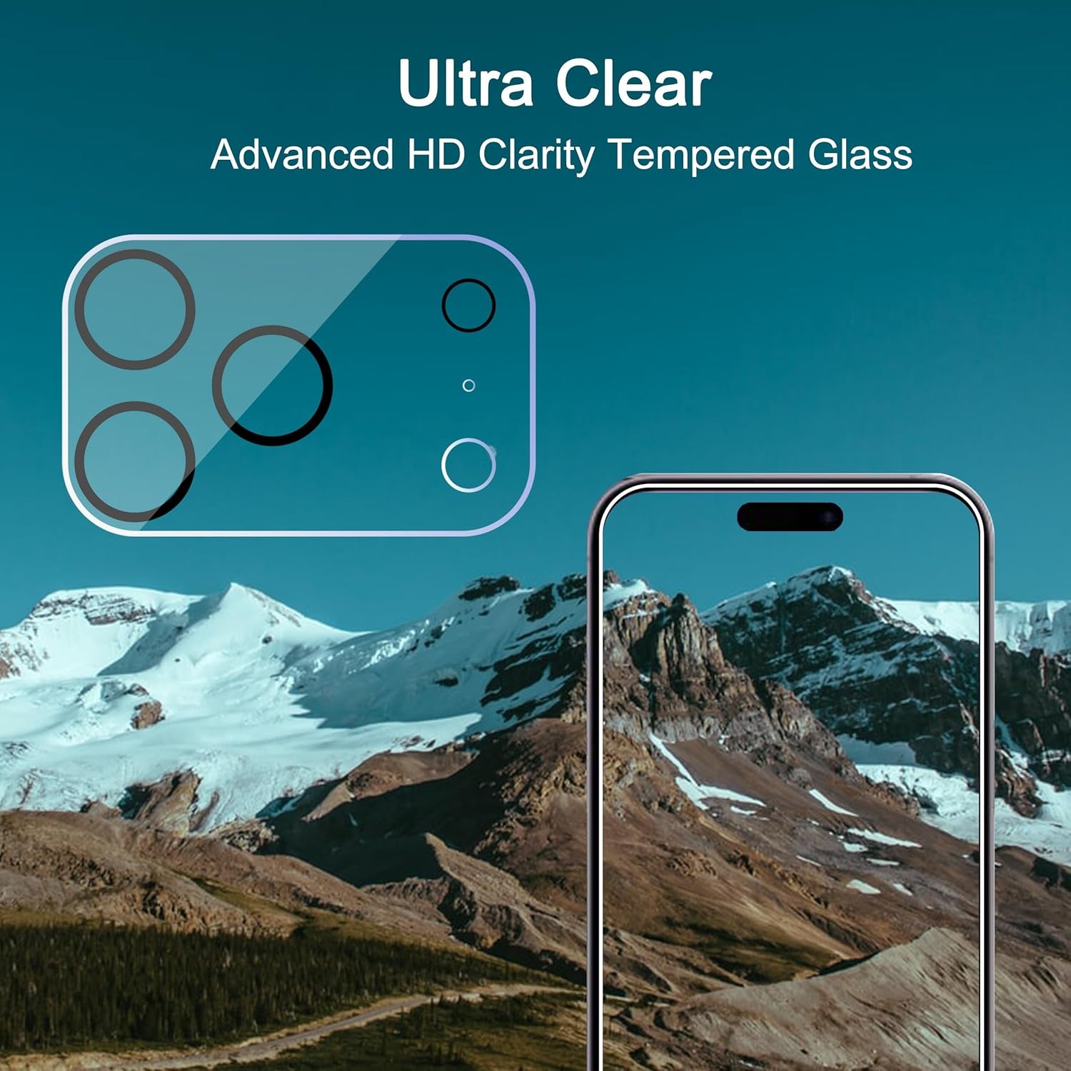 3 Pack Screen Protector for Iphone 17 Pro [6.3 Inch] with Installation Frame and 3 Pc Lens Protector for Iphone 17 Pro