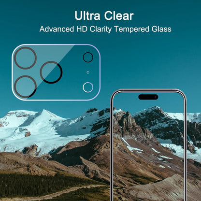 3 Pack Screen Protector for Iphone 17 Pro [6.3 Inch] with Installation Frame and 3 Pc Lens Protector for Iphone 17 Pro