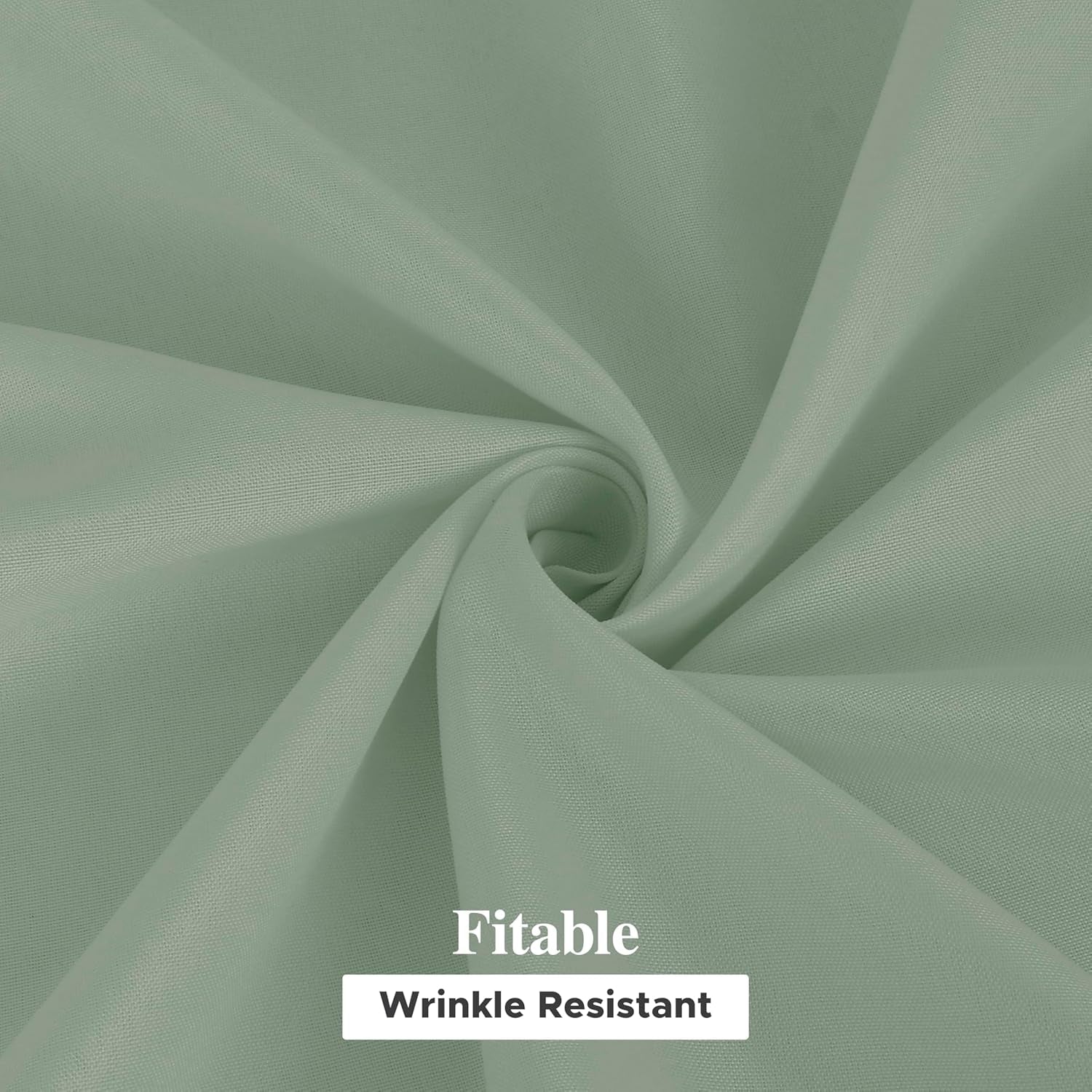 Sage Green Rectangle Tablecloths - 6 Pack, 70 x 120 Inches - Wrinkle and Stain Resistant Polyester Covers for Weddings, Parties, Banquets, and Formal Events