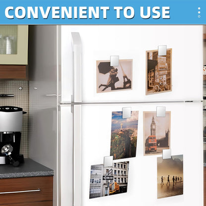 6 Pack Permanent Rare Earth Magnets, Powerful Neodymium Square Magnets for Fridge, DIY, Building, Science, Craft, Office, Whiteboard, Cruise 1.26 Inch X 1.26 Inch X 1/8 Inch