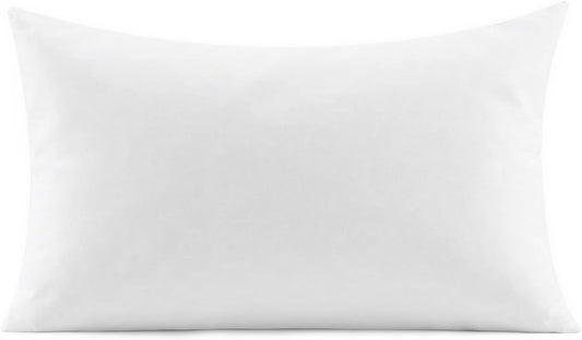 Set of 1 16X26 Inches Decorative Throw Pillow Insert, down and Feather Cotton Fabric Pillow, Rectangle Sham Stuffer for Sofa Couch Living Room