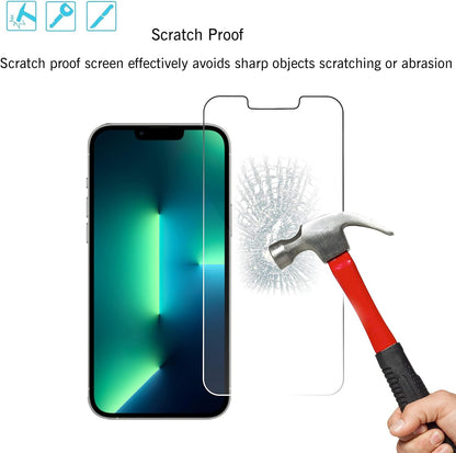 Iphone 14 Plus/Iphone 13 Pro Max [6.7 Inch Display] Glass Screen Protector 3 Pack Case Friendly and Iphone 14 Plus/Iphone 13 Pro Max 6.7 Inch Privacy Screen Protector[2 Pack]