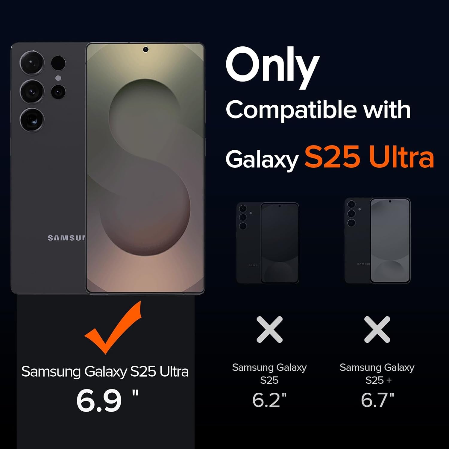 Magnetic Case for Samsung Galaxy S25 Ultra 5G 6.9” [Compatible with Magsafe] [15 FT Military Grade Protection] Magnetic Charger Case Bumper for S25 Ultra, Slim Phone Bumper Cover- Gray