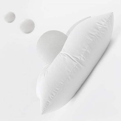 Set of 1 16X26 Inches Decorative Throw Pillow Insert, down and Feather Cotton Fabric Pillow, Rectangle Sham Stuffer for Sofa Couch Living Room